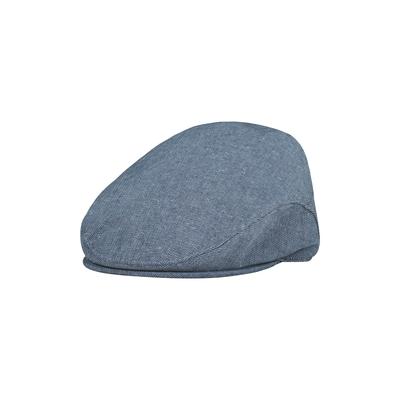 Schiebermütze LERROS "GATSBY Schiebermütze aus Baumwollmix", Herren, Gr. S/M, classic navy, 80% Baumwolle, 20% Leinen, Mützen