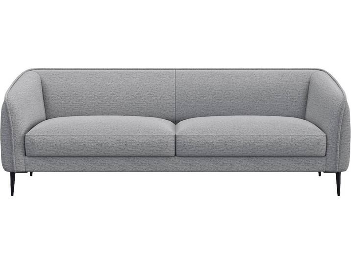FLEXLUX 3-Sitzer Belle Designsofa, Couch, bequem durch Kaltschaum im Sitz, Skandinavisches Design, In hochwertiger Verarbeitung