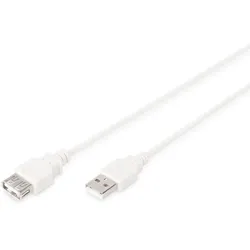 DIGITUS USB 2.0 Verlängerungskabel, Typ A St/Bu, 1.8m, USb 2.0 konform, be