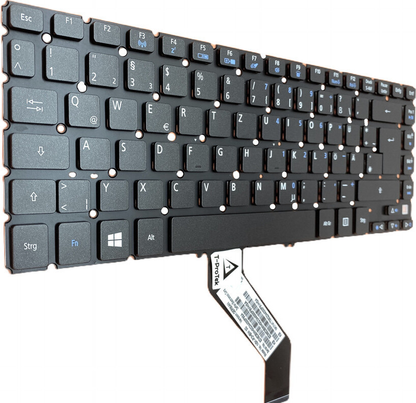 T-ProTek Zwart toetsenbord met verlichting compatibel met 9Z.N9SSQ.A2M