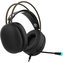 Inca Gaming Headset IGK-X8S 7.1, USB, RGB-LED, schwarz (Kabelgebunden), Gaming Headset, Schwarz