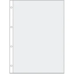 Magni, Mappe, Veloflex 4345000 - Prospekthüllen PP, DIN A4, glasklar, 100 Stück (A4, 1x)