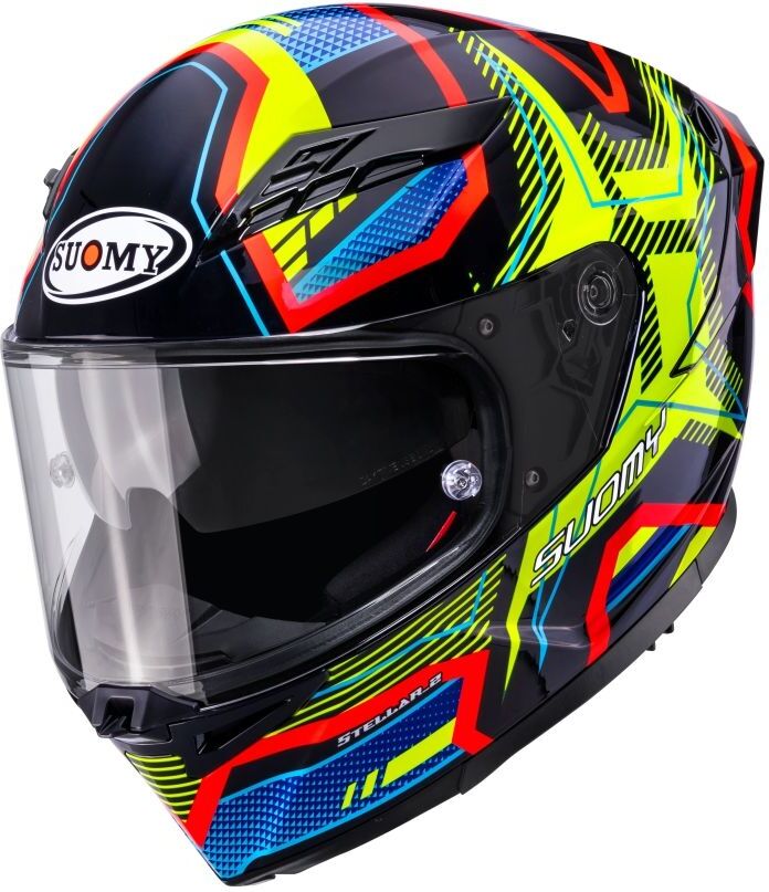 Casque intégral Suomy STELLAR 2 - BLACKSTAR Blue/Yellow