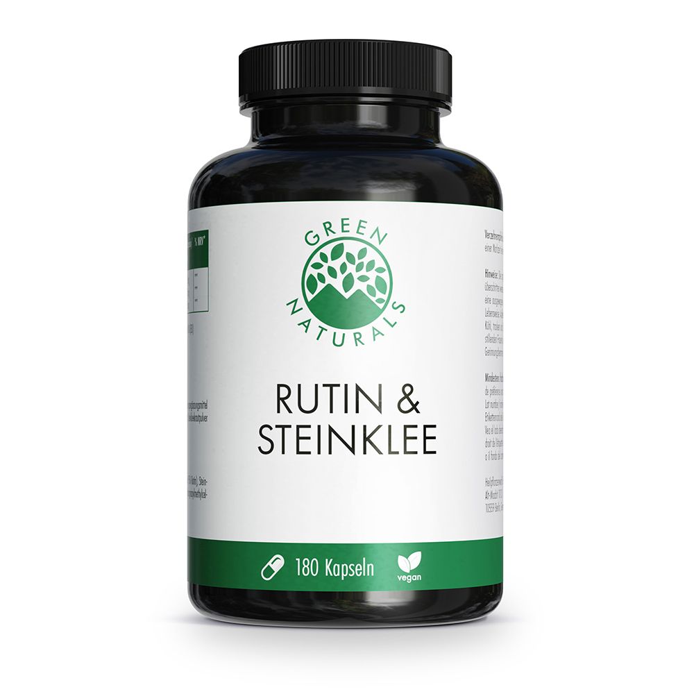 Green Naturals Rutin & Steinklee 500 mg vegan Kps. 180 St Kapseln