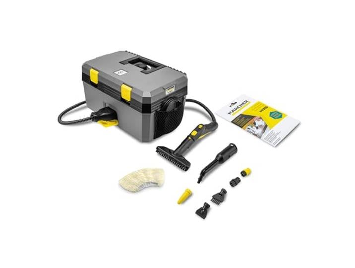 Kärcher nettoyeur vapeur SG 4/2 Classic\, pression vapeur : 4 bars\, réservoir : 0\,5 l chaudière + 1\,5 l réservoir d'eau propre\, buse à main\, tuyau vapeur de 2\,5 m\, Power buse\, accessoires multifonction