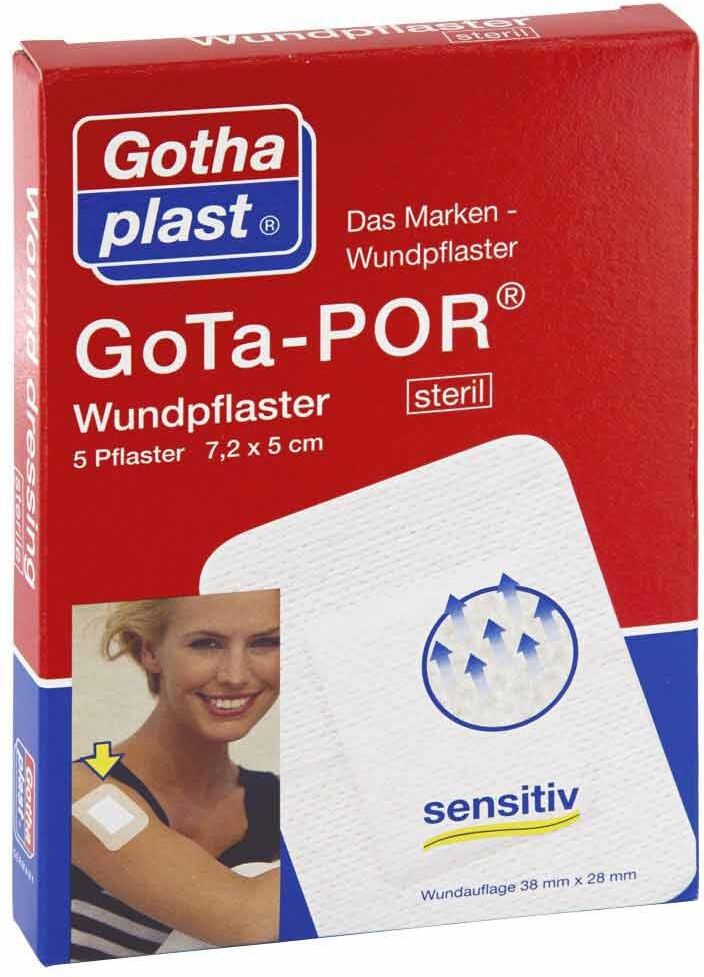 Gothaplast Gota-por Wundpflaster 5x7,2 cm steril 5stk