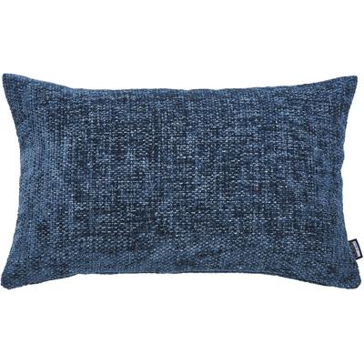 Dekokissen DONE. "Glow", blau (dunkelblau, unifarben), B:40cm H:1cm L:60cm, Polyester, Dekokissen_Sitzkissen_Kissenhüllen