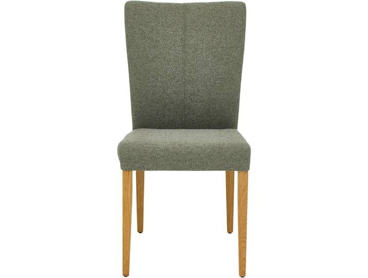 Stuhl Choice grün Stoff Massivholz