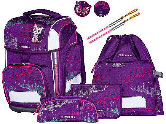 SCHNEIDERS Schultaschen Set Ergolite 9tlg Wavy Dots EG