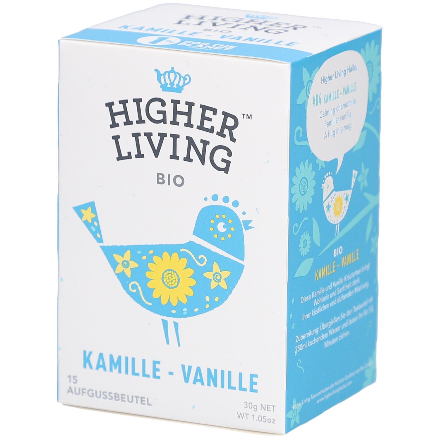 Higher Living - Kamille-Vanille 30 g Filterbeutel