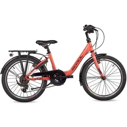 SCOOL 20 Zoll Kinderfahrrad S'COOL chiX 20-K6, Größe 115–130 cm in Pink Pink