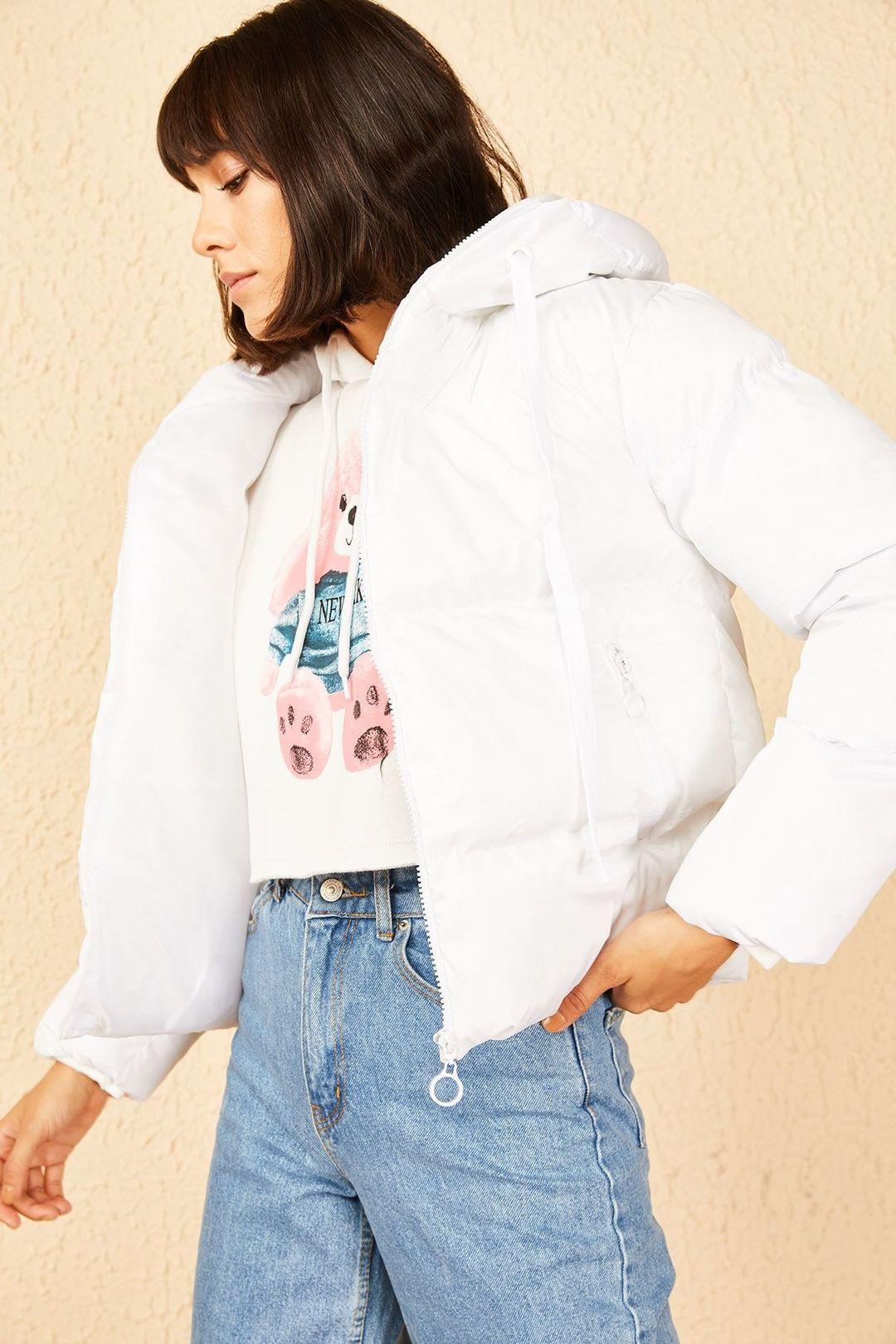 Hooded Puffer-Jacke