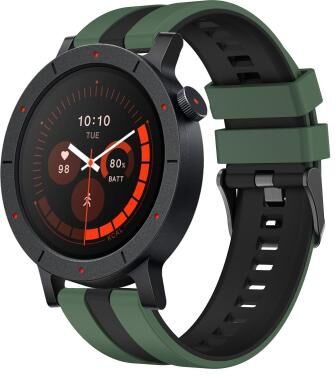 Everyday Crate Nothing CMF Watch 3 Pro Silicone Watch Band Vertical Two Color Sports Strap olive Green Black