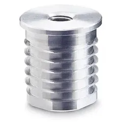 Einsteckbuchsen, Aluminium, für Rund- und Vierkantrohre (992-D32-M10)