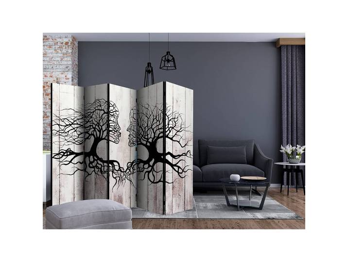 Paravent A Kiss of a Trees Polaire Beige 225 x 172 x 3cm