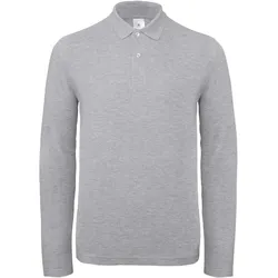 B&C Herren Piqué Polo langarm ID.001 Long Sleeve PUI12