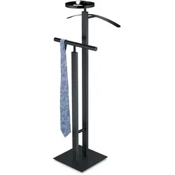 Zack Stummer Diener Atacio Edelstahl schwarz pulverbeschichtet, Designer Zack Design, 45x108x30 cm