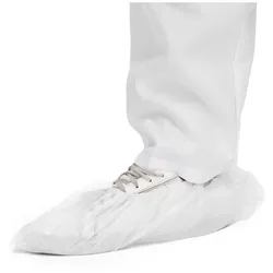 MONOUSO - Überschuhe Polyetylen PE weiß (100 Stück)