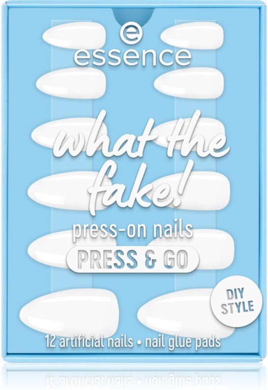 essence WHAT THE FAKE! false nails 02 bare white