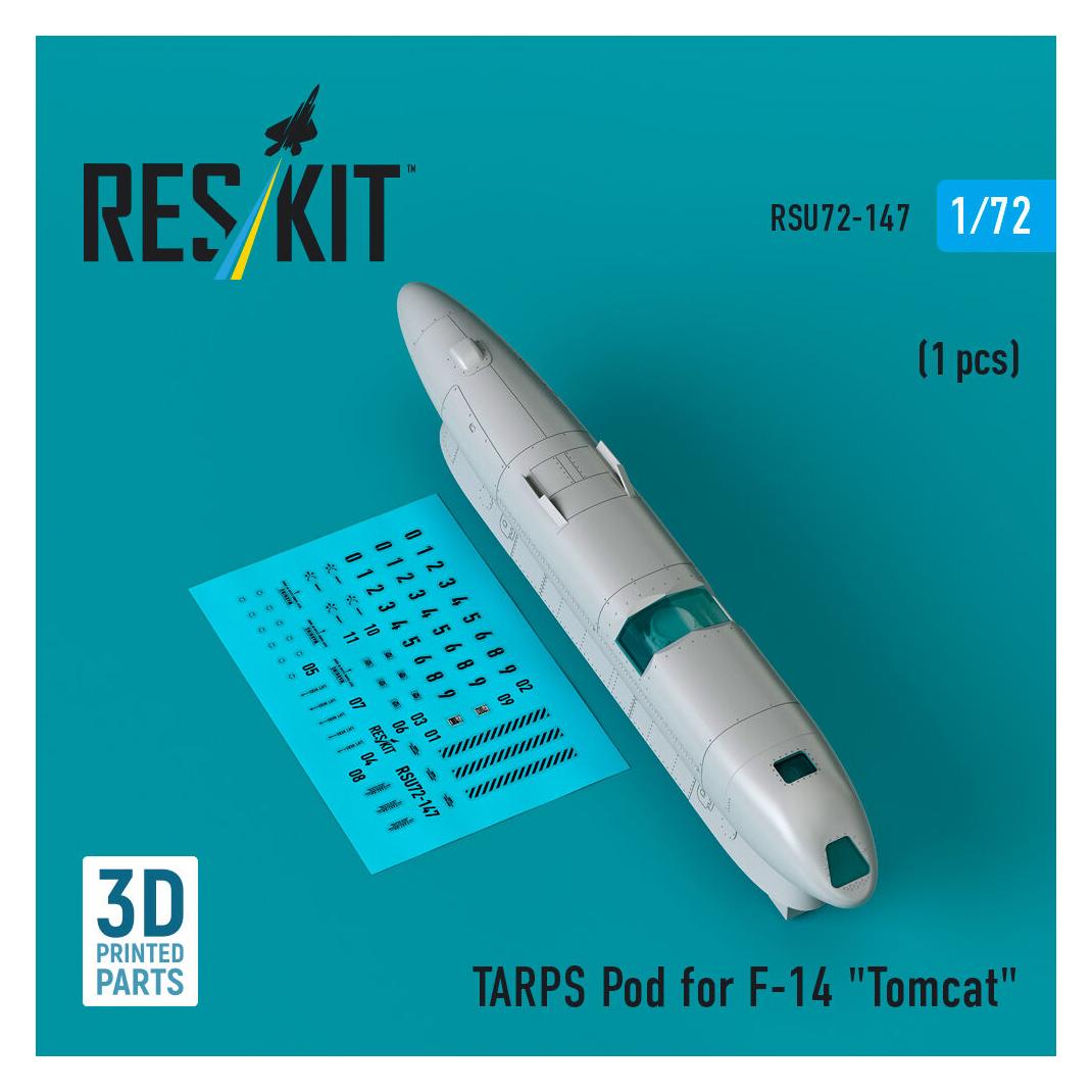 ResKit TARPS pod for F-14 Tomcat (1 pcs) (3D Printed) (RSU72-0147)