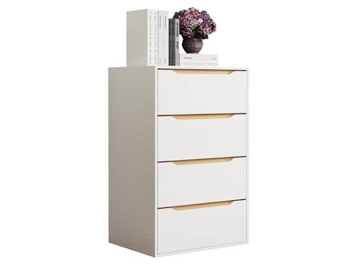 VCM zwarte nachtkastje, nachtkastje, nachtkastje voor slaapkamer, groot nachtkastje, nachtkastje met lades voor slaapkamer, nachtkastje met lades, nachtkastjes Eik wit/honing