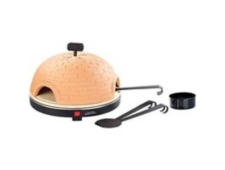 Four à pizza - Cucina Di Modena - Grande pizza - Couvercle en terre cuite - 1100 W - Température variable