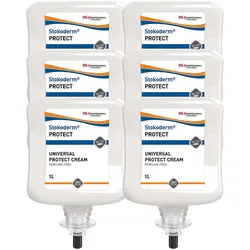 Multi, Handcreme, Hudcreme Stokoderm Protect PURE uden Parfume til Brug før arbejdet 1 ltr,6 fl x 1 ltr/krt (1000 ml)