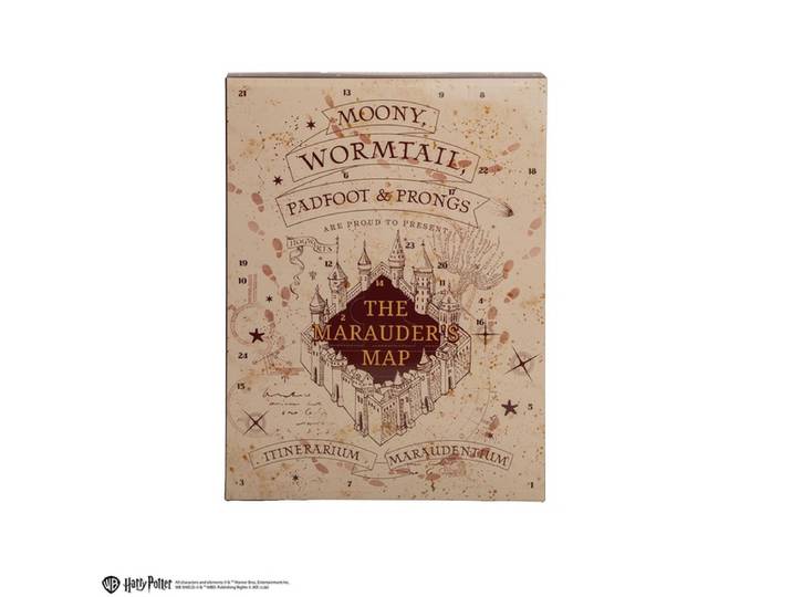 Calendrier de l'avent 2026 Carte du Maraudeur - Harry Potter