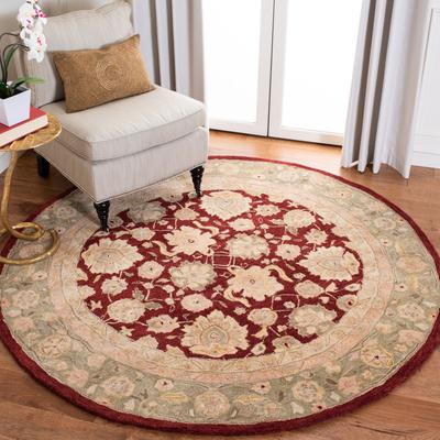 SAFAVIEH Anatolia Angeline Traditional Oriental Hand-spun Wool Rug