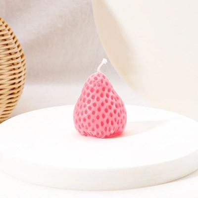 Uplift Picks Creative Aesthetic Decorative Candles Smokeless Handmade Scented Candle Set pink Strawberry