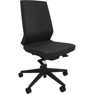 Quadrifoglio Bürostuhl Omnia, OOMNIA01 B01/028, schwarz, Stoff, belastbar bis 110 kg