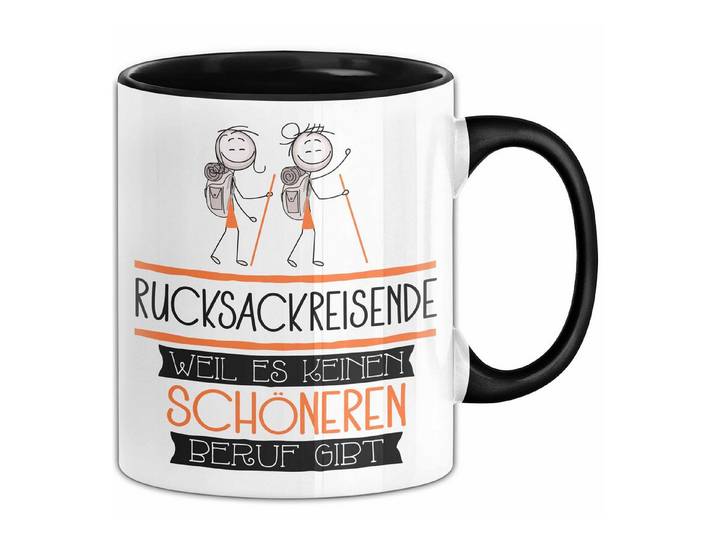 Trendation Tasse Rucksackreisende Weil Es Keinen Schöneren Beruf Gibt Tasse Geschenk