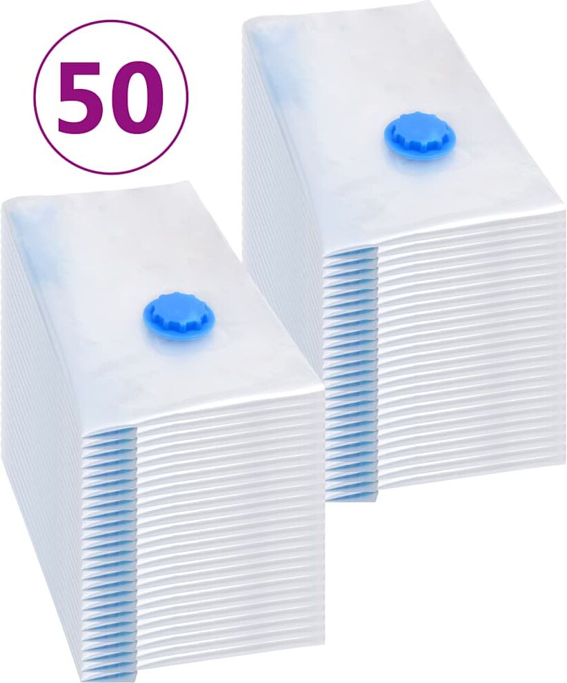 vidaXL Sacs de voyage sous vide Sacs de vêtements 60x40 cm 50 pcs