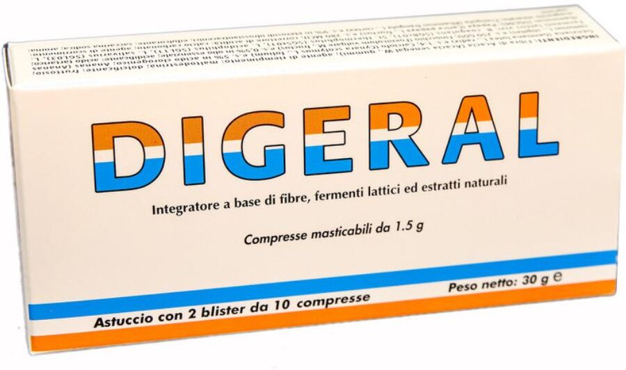 LEADER NATURAL PHARMA Srl DIGERAL INTEGRAT 2X10CPR 30G