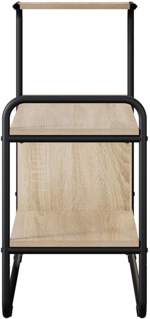 Rio Console Table Sonoma Oak/Sonoma Oak / Black 75cm H x 80cm W x 35cm D