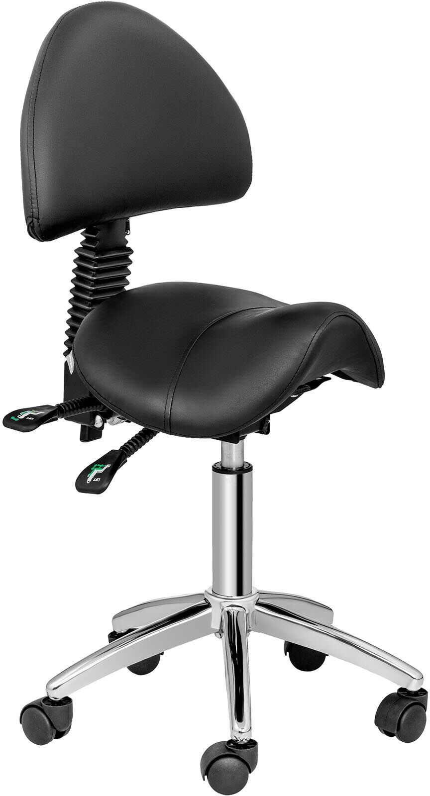 physa Sattelstuhl - 550 - 690 mm - 150 kg - Schwarz PHYSA BERLIN BLACK