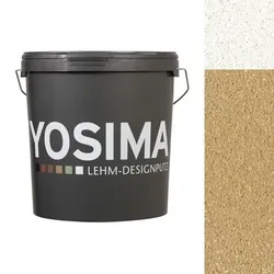 CLAYTEC YOSIMA Lehm-Designputz GRGE 4.0 JA - 20 kg Eimer