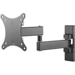 Vision VFM-WA1X1B Befestigungskit (Wandarm) für Monitor (Wand, 27", 15 kg), Monitor Halterung, Schwarz