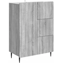 vidaXL Sideboard Graues Sonoma 66 x 34,5 x 91,5 cm Holzwerkstoff