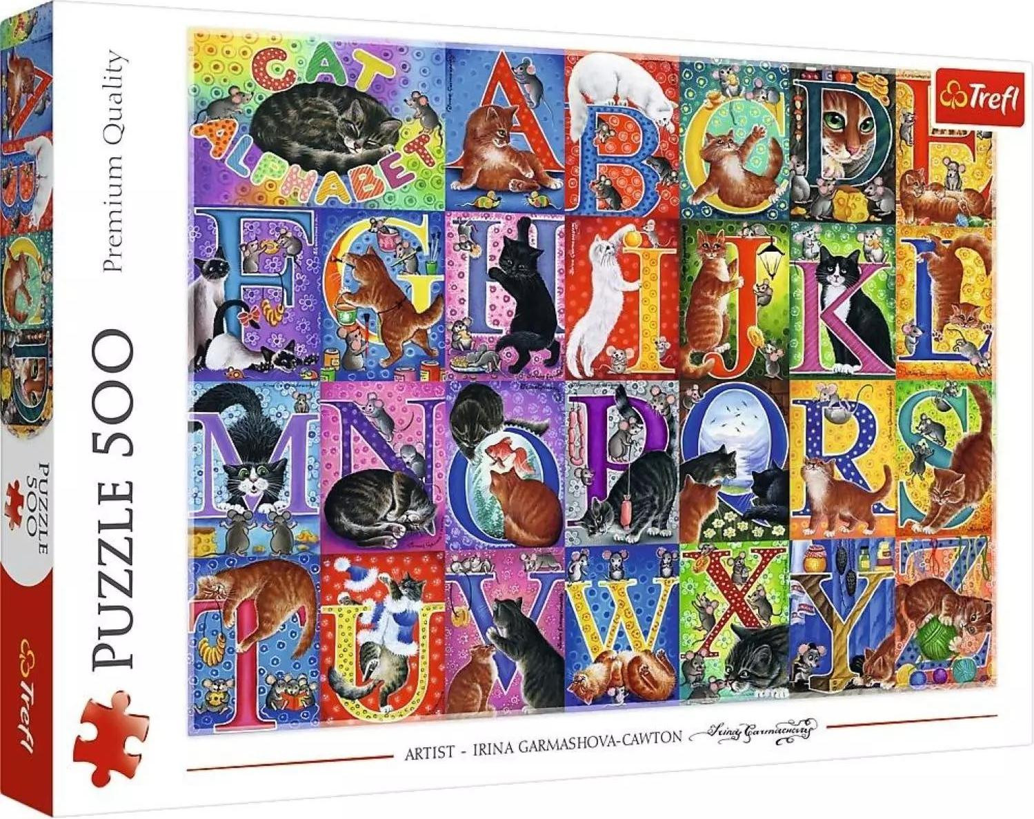 Trefl Puzzel Kattenalfabet 500 stukjes