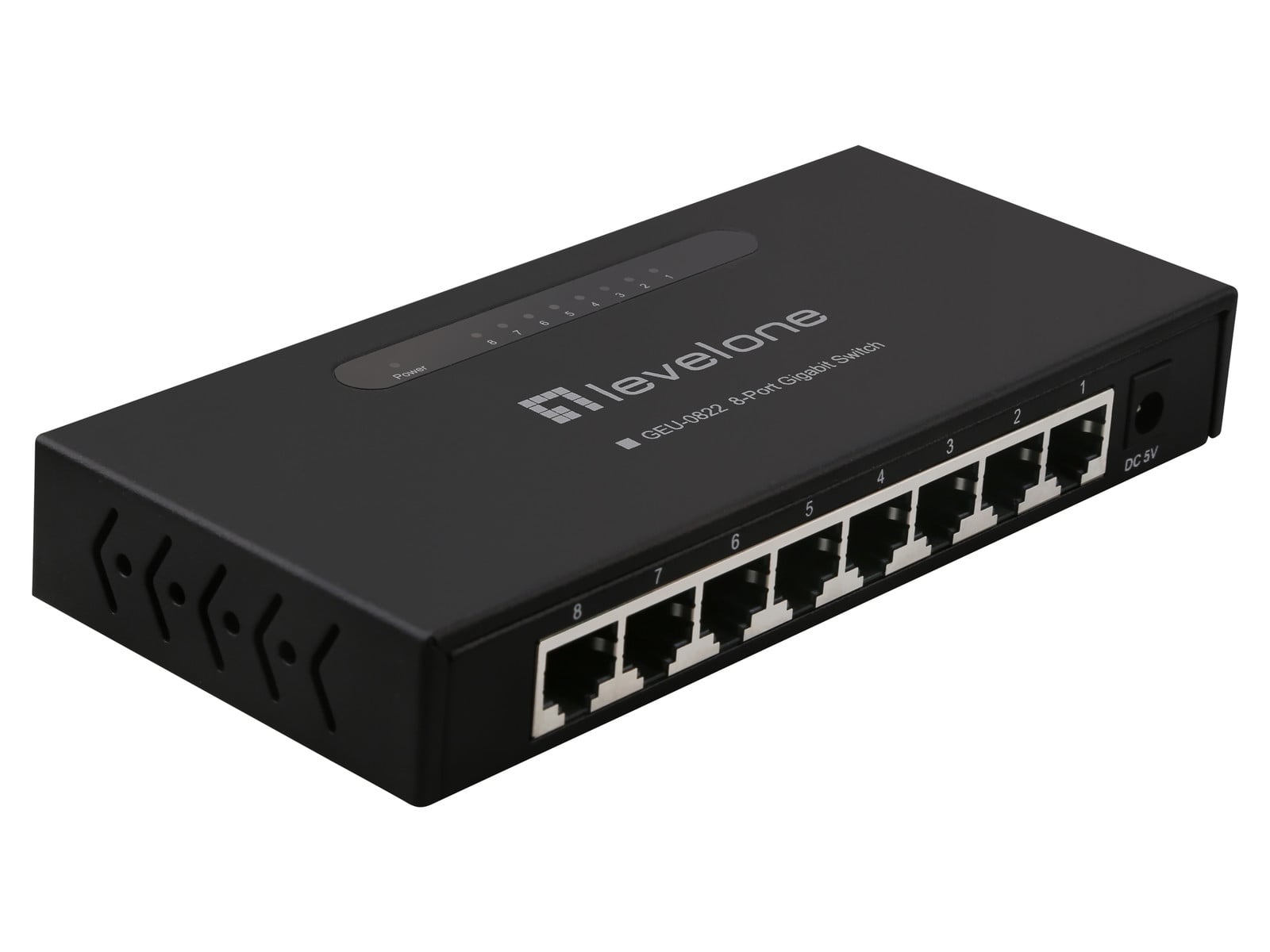Level One GEU-0822 Switch met 8 GE poorten