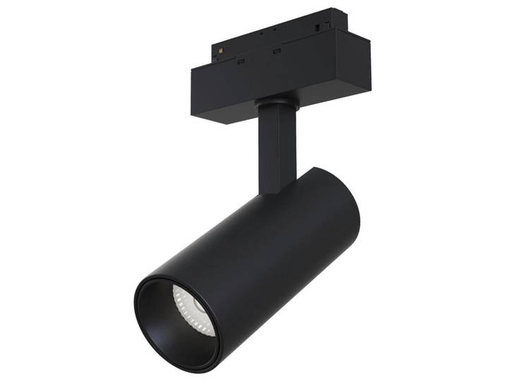 Maytoni Schienensystem-Strahler, Schwarz, Metall, zylindrisch, 12x14.6x13.6 cm, CE, drehbar, verstellbare Spotlights, Lampen & Leuchten, Innenbeleuchtung, Schienensystem