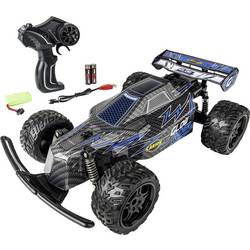 Carson Modellsport Glow Rider Blau 1:12 RC Modellauto Elektro Buggy 100% RtR 2,4 GHz inkl. Akku, Ladegerät und Senderbatterien 500404299
