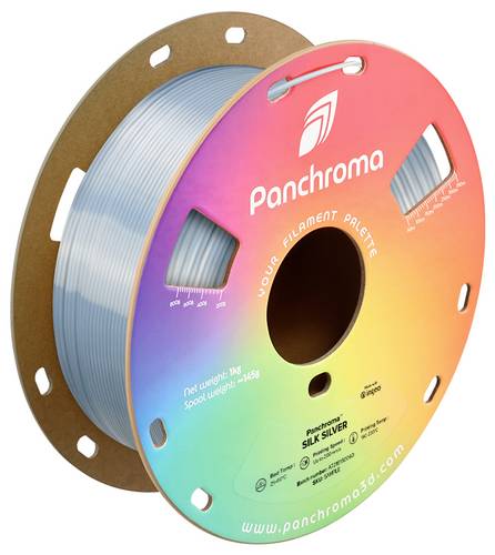 Polymaker CA03018 Panchroma Silk Filament PLA Seidig glänzend 1.75 mm 1000 g Silver, Silber (glänzend) 1 St.