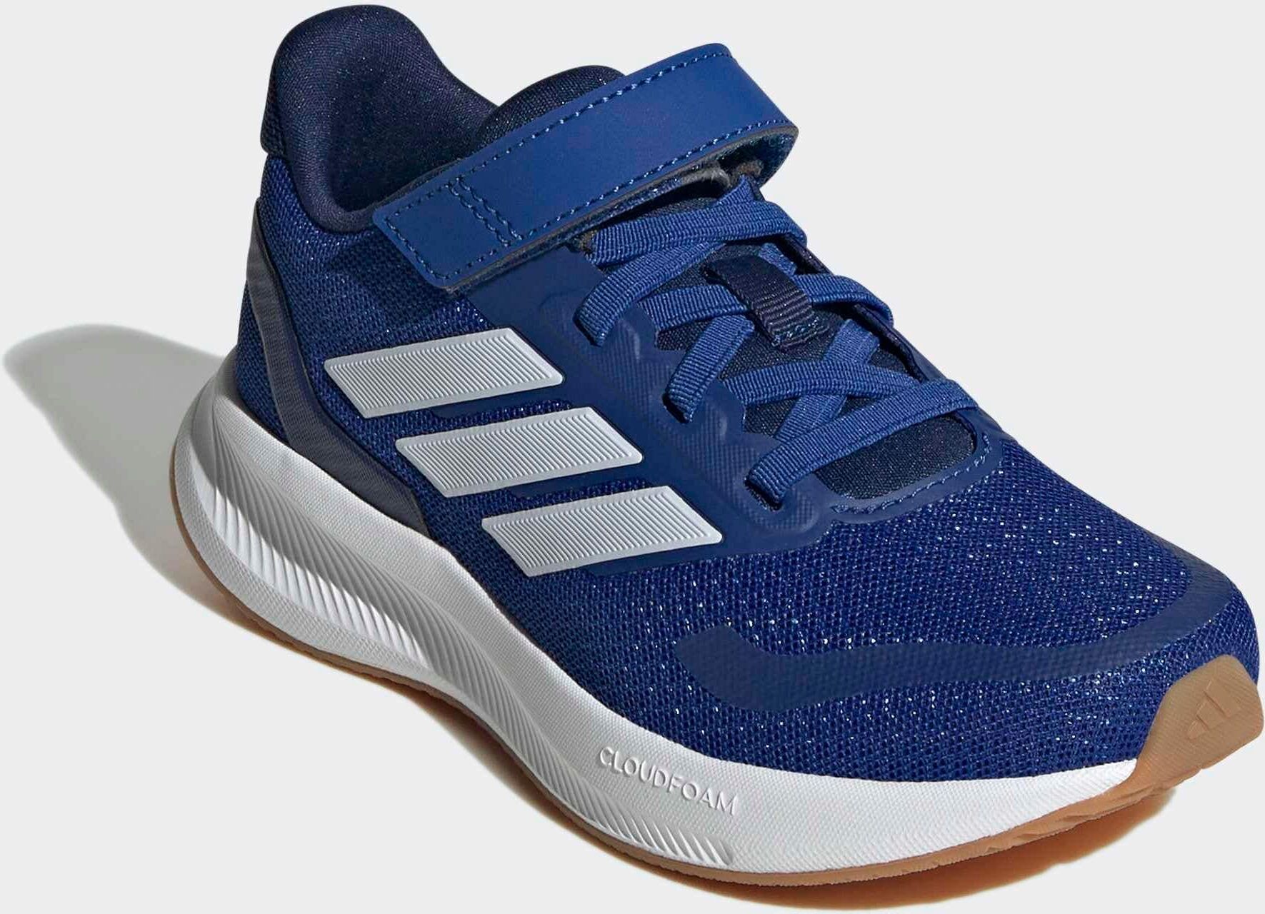 Laufschuh ADIDAS SPORTSWEAR "RUNFALCON 5 KIDS", Mädchen, Gr. 32, blau (royal blau, ftwr weiß, dunkelblau), Synthetik, Textil, Schuhe Laufschuh, mit Klettverschluss royal blau, ftwr weiß, dunkelblau 32