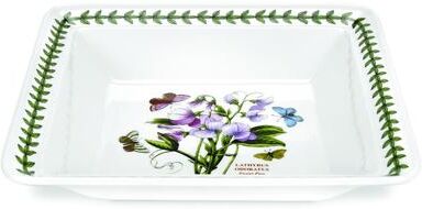 Portmeirion Botanic Garden Low Square Bowl Sweet Pea - 12 inch