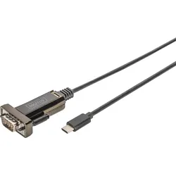 DIGITUS DA-70166 - USB 2.0 Konverter, C Stecker auf RS-232, 1 m