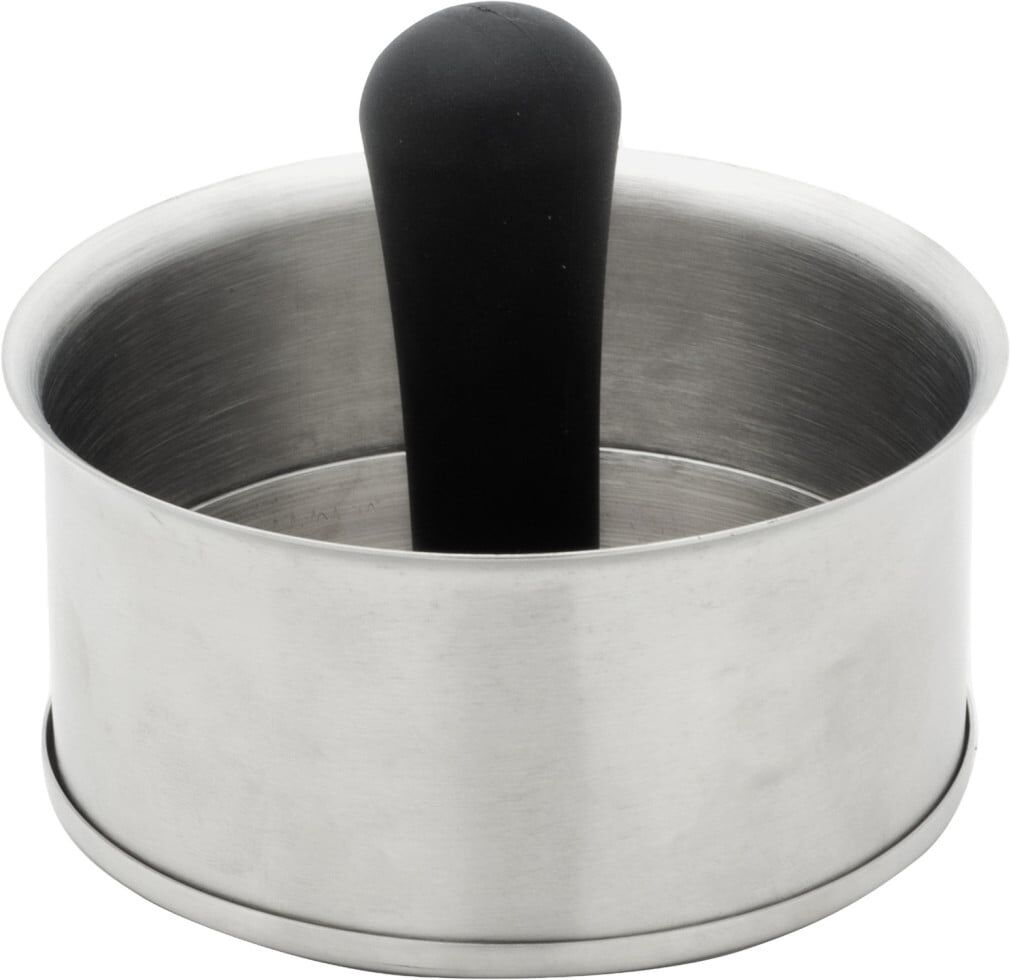 Primaster Burgerpresse Edelstahl mit Kunststoffgriff Ø 11 cm