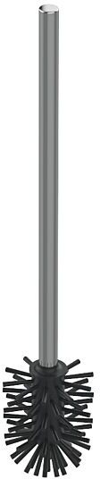 Keuco Plan Toilettenbürste 14972174001 Aluminium-finish, mit Bürstenkopf schwarz