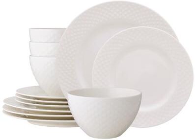Noritake Kikko 12-Piece Dinnerware Set, Service for 4